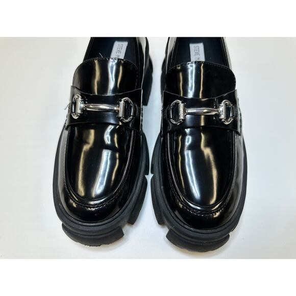 Steve Madden Platform Horse Bit Trifecta Loafers Shoes Sz 8.5 - Picture 10 of 13